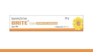 Brite Cream for Depigmentation  ClickOnCare [upl. by Josler192]