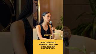 Heart Evangelista gives out her message to Pia Wurtzbach [upl. by Nasus]