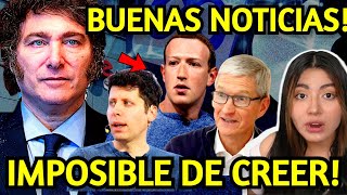 ACABA DE PASAR MILEI DEJO FASCINADOS a los CEOS mas IMPORTANTES “ARGENTINA la PROXIMA SILICON V” [upl. by Jannery977]