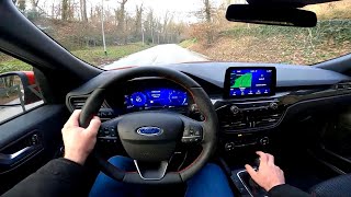 New FORD KUGA 2021  POV test drive amp REVIEW STLine EcoBlue mHEV [upl. by Furlong]