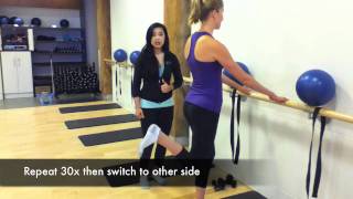 Barre Minute 2 Hamstrings amp Glutes [upl. by Relluf]