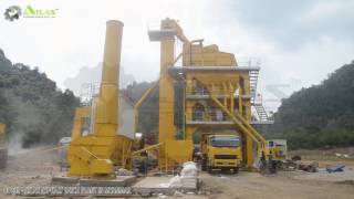 Asphalt batch mix plant installed in Myanmar  Skid mounted [upl. by Kenneth]