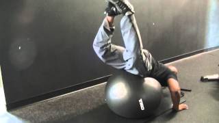 Stability Ball Frog Kicks [upl. by Nett]