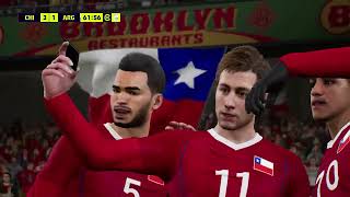 Chile 31 ArgentinienHalbfinaleAmerican Cup 2024eFootball 2024 Ps4 Spiel [upl. by Atikam905]