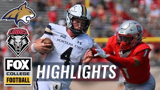 New Mexico Lobos vs Montana State Bobcats Highlights  FOX College Football [upl. by Randal]