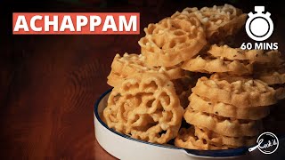 Achappam Recipe  Rose Cookies  Achu Murukku Recipe  Snack Recipes  Cookd [upl. by Nerro295]