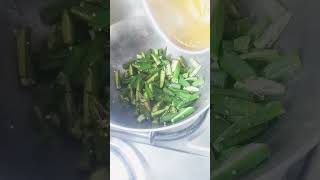 How to make masala bhindi youtubeshorts bhindirecipe bhindikisabjirecipe [upl. by Nilerual]