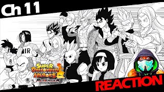 The Decisive Battle Kicks Off  Super Dragon Ball Heroes Meteor Mission Chapter 11 REACTION [upl. by Chitkara864]