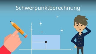 Schwerpunkt berechnen über Integral  technische Mechanik [upl. by Aneladdam]