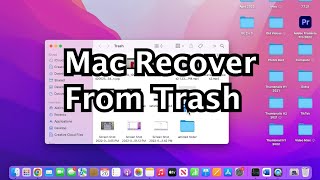 How to Recover Deleted Files From Trash on MacBook [upl. by Leahkim]