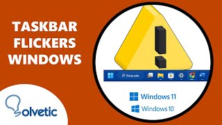 Taskbar Flickers Windows 11 or Windows 10 ✔️ [upl. by Autumn]