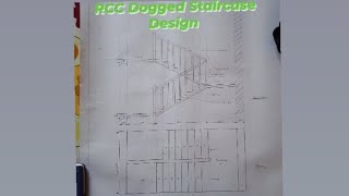 RCC Dog Legged stair case  How to design stair case  Design of stair case [upl. by Aterg]