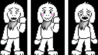 Storyshift Asriel Fight All Endings [upl. by Harilda]