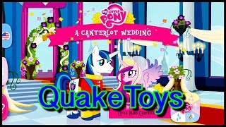 My Little Pony Story App A Canterlot Wedding MLP Princess Cadance Shining Armor Mane 6 QuakeToys [upl. by Rosenzweig]