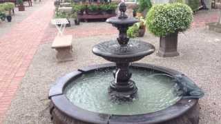 Large Estate Fountain  Draining the Caterina Garden Fountain [upl. by Nalad]