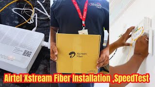 Airtel Xstream Fiber⚡Airtel Xstream Fiber 2023 Plans⚡Installation  OTT  Channels⚡Best Offers  🔥 [upl. by Akilegna]