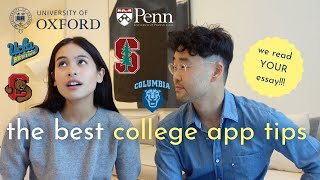 ace your US amp UK college application top tips amp get your essay read by maudy ayunda amp jesse choi [upl. by Birck]