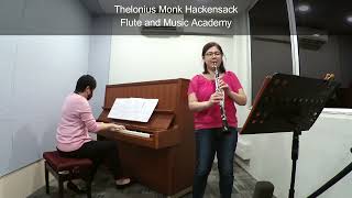 Clarinet ABRSM Grade 5 from 2022 C2 Thelonius Monk Hackensack [upl. by Atoiyanap511]