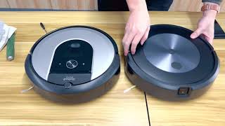 iRobot Roomba J7 Plus Unboxing Compare with i7  S9 and Test the Replacement Spare Parts for It [upl. by Kristofor]