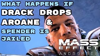 Mass Effect Andromeda  “What Happens if” Drack Drops AroaneSpender is Jailed [upl. by Tasha]