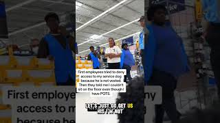 SHOULD THIS WALMART EMPLOYEE BE FIRED viralvideo [upl. by Naillig]