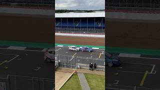 FIESTA ST240 GETS NICE OVERTAKE DONE AT WOODCOTE CORNER  SOME SLIPSTREAMING ford car shorts [upl. by Alyam]