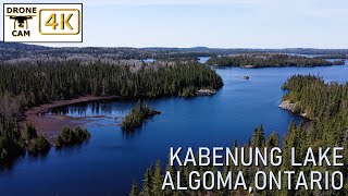 Drone Tour Kabenung Lake Algoma Ontario [upl. by Lavicrep]