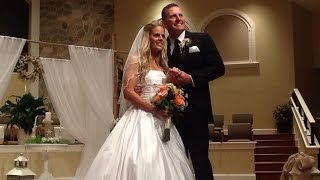 Bride Sings quotAt Lastquot to Groom Amazing [upl. by Ottinger806]