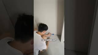 IQ Level 100 Fixing Blocked Door With Cardboard littlefish shorts [upl. by Adnamar557]