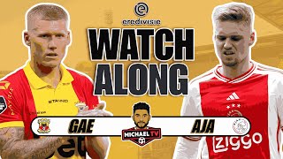 Go Ahead Eagles 11 Ajax Live  Eredivisie  Watch Along [upl. by Schapira187]