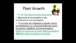 515 Plant and animal responses ai The types of plant responses [upl. by Anima]