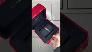 CARTIER Unboxing Juste Un Clou BRACELET in small yellow gold [upl. by Berriman857]