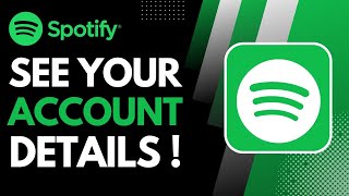 How to See Spotify Account Details [upl. by Guild]