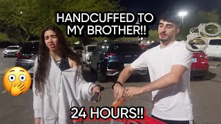 HANDCUFFED TO MY BROTHER AT TARGET FOR 24HRS [upl. by Peisch]