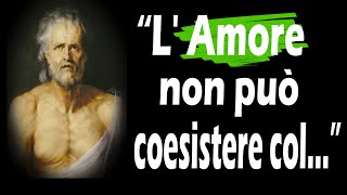 LUCIO A SENECA Frasi STOICHE del Filosofo Romano [upl. by Ahseela]