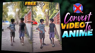 HOW TO CONVERT NORMAL VIDEO TO ANIME AI  FREE  INSTAGRAM TRENDING ANIME REELS VIDEO TUTORIAL [upl. by Sucramaj]