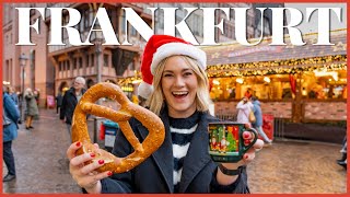 FRANKFURT CHRISTMAS MARKETS  European Christmas Markets Tour 4 of 6 [upl. by Moon891]