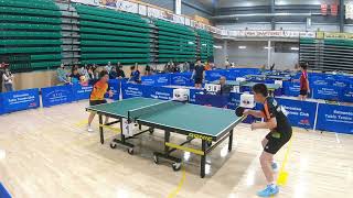 2024 Edmonton Open Championship U13 Boys Final – Kaden CHAN AB Vs Jayce LI AB [upl. by Atterg]