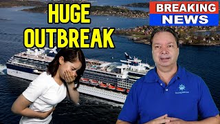 HUGE OUTBREAK ON CELEBRITY CRUISE SHIP  CRUISE NEWS [upl. by Ggerc]