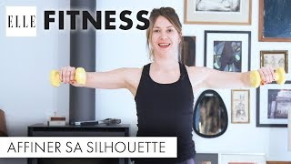 15 minutes pour affiner sa silhouette  avec haltères ┃ELLE Fitness [upl. by Alphonsa]