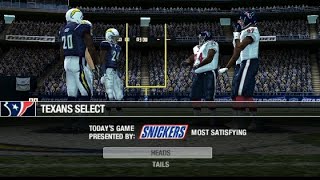 Madden 08 PSP Chargers Fantasy Draft Franchise Mode Week 8 Vs Texans [upl. by Ainimreh121]