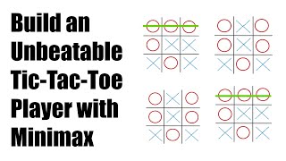 TicTacToe AI Player using the Minimax Algorithm A StepByStep Python Coding Tutorial [upl. by Nnahs762]