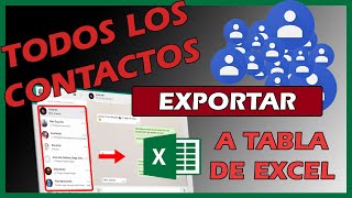 🚨 EXPORTAR contactos de WHATSAPP a EXCEL  Actualizacion 2️⃣0️⃣2️⃣4️⃣ [upl. by Meluhs]