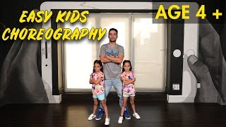 Easy Kids Choreography  Hip Hop Dance Tutorial AGES 4  MihranTV [upl. by Einittirb]