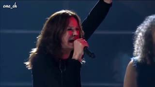 metallica amp ozzy osbourneparanoid live 2009 rocknroll hall fame msg ny 1970 hd [upl. by Annadal]