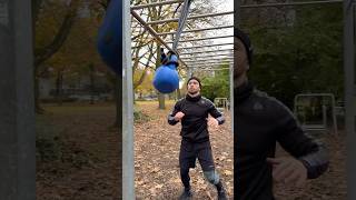 🕹️Outdoor workout for developing explosive arm strength with a kettlebell and Dopa bands🥋judo [upl. by Larena]