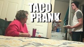 ANGRY GRANDMA TACO PRANK [upl. by Lekym]