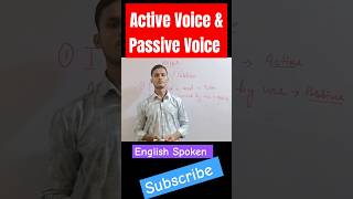 Active Voice And Passive Voice voice english grammar vocabulary shorts trending video ssc [upl. by Aenel]