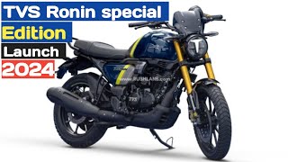 Tvs Ronin Festive Edition Launch  Hunter 350 Rival Gets New colour price Featurescolour [upl. by Atoel]