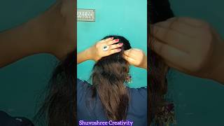 simplehairstyle hairstylehairstyle hairstyle hairstyles shorthairstyles bunhairstyle shorts [upl. by Attirehs]